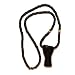African Clenched Fist Wooden Choker Necklace, 16"