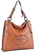 LSQ00222BR Brown Deyce 'Singature' Quality PU Close-Out High Quality Women/Girl Fashion Designer Work School Office Lady Student Handbag Shoulder Bag Purse Totes Satchel Clutches Hobos