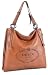 LSQ00222BR Brown Deyce 'Singature' Quality PU Close-Out High Quality Women/Girl Fashion Designer Work School Office Lady Student Handbag Shoulder Bag Purse Totes Satchel Clutches Hobos