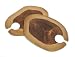 Lipper International Teak Appetizer and Wine Servers, Set of 2
