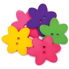 USA Produkt - Lieblingssmiles Befunde Buttons-Big Blossoms 5/Pkg