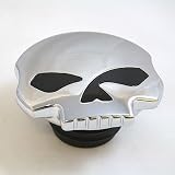 BKRider Skull Vented Right Side Gas Cap For Harley-Davidson