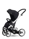 Mutsy EVO Stroller, Black/Silver