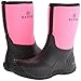 ROPER Womens Barnyard 9 Inch Round Toe Rain Casual Boots Mid Calf - Black, Pink