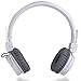Termichy Wired Kids Headphones with Microphone and Share Port, Foldable Lightweight Adjustable Stereo Headset for Cellphones Smartphones iPhone iPod Laptop Computer and More (White)