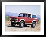 1969 Ford Bronco Framed Art Poster Print, 31x25