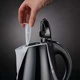 picture of Russell Hobbs 14590 Stylis Kettle in Black Gloss Classic Design, 1.7 L