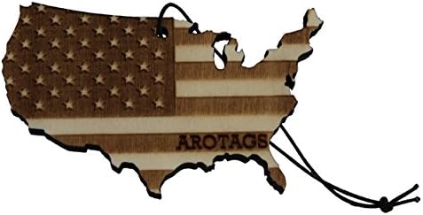 Pure American Wooden Air Freshener - Cool Water Scent - Made in USA