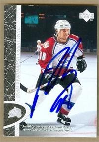 Buy Adam Deadmarsh autographed Hockey Card (Colorado Avalanche) by No manufacturer