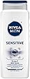 NIVEA MEN Sensitive 3-in-1 Body Wash for Body, Face & Hair, 16.9 oz Bottle (Pack of 3)