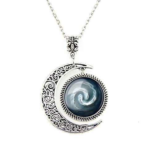 Moon Necklace Avatar the Last Airbender Pendant Air Nomad Necklace Moon Charm Jewelry Friendship Gift