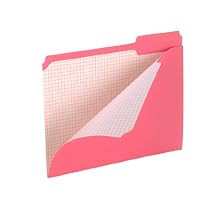Pendaflex Color Reinforced Top File Folders, 3 Tab Positions, Letter Size, Pink, 100 Per Box (R152 1/3 PIN)