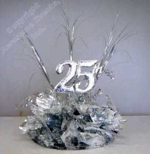 Awesome Events N2504E 25 Years Together Centerpiece, 2 Pack