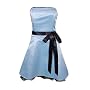 Strapless Tulle A-Line Formal for Bridesmaid Formal Prom