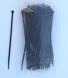 300 Pc 8 Nylon Cable Tie Black UV Resistant