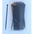 300 Pc 8" Nylon Cable Tie Black UV Resistant