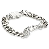 Juicy Couture Juicy Script ID Bracelet Silver-