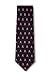 Pink Ribbon For Breast Cancer Awareness Black Microfiber Tie
