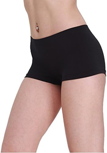 Women's Low-Rise Seamless Hipster Panties Soft Boyshort Panties (Pack of 2 or 6) (Small, 6Pack Color)