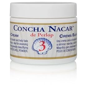 Concha Nacar de Perlop Natural Bleach Cream #3 Original Formula Facial Care Products