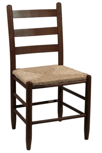 Boone Chair Rush Walnut