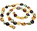 Amberbeata Baltic Sea Amber Beads Necklace, 20-Inches