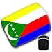 Comoros Flag For Apple iPad 1, 2, New iPad 3 Soft Protection Neoprene Case Cover Sleeve Bag With Pocket which is Ideal for Headphones, Data Cable etc