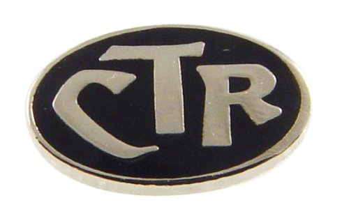 LDS CTR Choose the Right Steel Tie Tack with Silver Finish- Tie Pin, LDS Missionary, Priesthood Gift