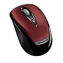 Microsoft Wireless Mobile Mouse 3000 (Red)