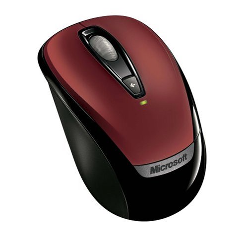 Microsoft Wireless Mobile Mouse 3000 (Red)