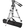 Ravelli AVTP Professional 75mm Video Camera Tripod with Fluid Drag Head