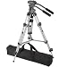Ravelli AVTP Professional 75mm Video Camera Tripod with Fluid Drag Head