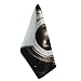 Toddy Gear 15X7B1902 Exposed 5 x 7 Inches Premium Microfiber Smart Cloth for Screen and Glass Cleaning - Retail Packaging - Black/Gray