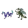 Majestic Purple and Green Dragon Bundle