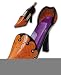 Resin Halloween High Heel Wine Bottle Holder