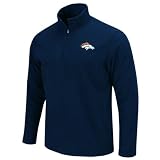 Denver Broncos Fade Route Quarter-Zip Fleece Pullover Jacket