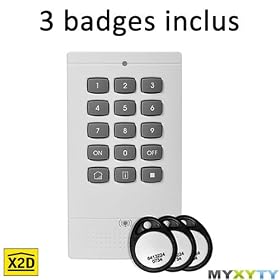 Myxyty - Clavier de commande - RFID