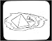 Mouse Pad with black and white, wonders, pyramid, sand, Africa, Egypt, ancient, sphinx, tomb, Middle East, memorial, polyhedron, civilization
