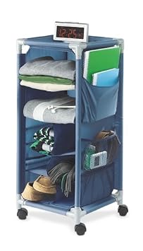 Amazon.com: Homz Wheeled Storage Cart, Cobalt Blue: Home & Kitchen