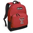 Texas Tech Backpack Red TTU Red Raiders for Travel or School Bags - Best Unique Gifts For Boys, Girls, Adults, College Students, Men or Ladies