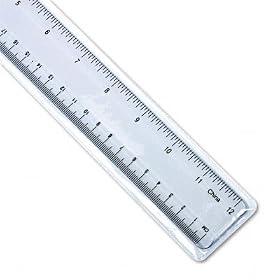 UNIVERSAL PRODUCTS 12 Clear plastic ruler, 1 16 metric scale UNV59022 Sold as 1 Each Mfr... by UNIVERSAL
