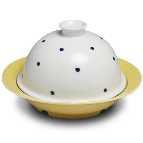 メタボ予防 有田焼 電子レンジ調理器具 蒸すクック  ドット