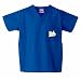 UCLA Bruins NCAA Classic Scrub 1 Pocket Top (Royal)