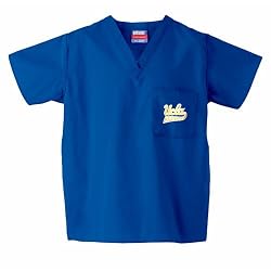 UCLA Bruins NCAA Classic Scrub 1 Pocket Top (Royal)