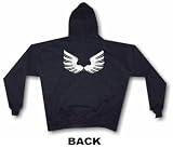 Gothic Angel Wings Men's Hoodie Sweat Shirt Small thru 4XL