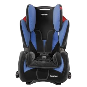 Recaro - 6202.21005.66 - Siege Auto - Groupe 1 / 2 / 3 - Young Sport - Microfibre - Black Saphir