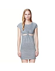 Material: Polyester /Spandex 
Dress Length: Short  
Dress Silhouette: Bodycon  
Shoulder: Short Sleeves  
Waistline: Natural Waistline  
Embellishments: Cutout  
Size Category: Adult 
