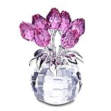 SWAROVSKI CM VASE ROSE TULIPS