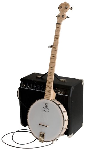 Deering Goodtime Acoustic Electric Banjo Package