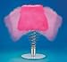 LumiSource Wiggle Table Lamp, Pink Shade